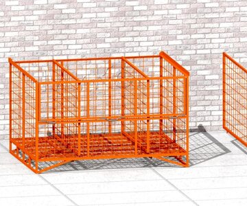 Контейнер  со съемными перегородками для хранения сборной продукции