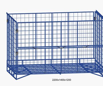 Контейнер для крупногабаритной продукции складной штабелируемым для негабаритной продукции